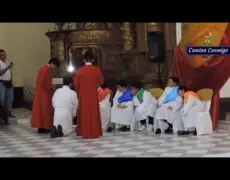 Religioso «Lavado de pies en Santo Domingo de la Calzada: tradición en el Camino de Santiago para peregrinos y turismo religioso